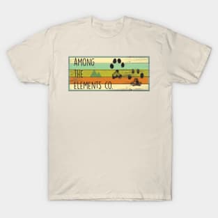 Among the Elements Co. Wood Paw Print T-Shirt